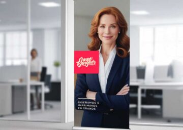 Imprimimos tu banner Roll-Up para que tu marca destaque